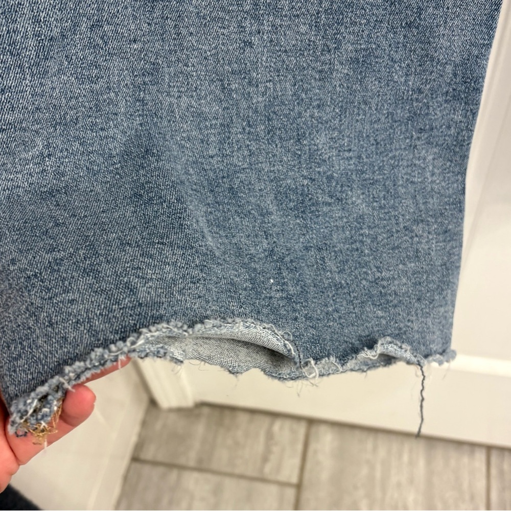 Mica Classic Blue Denim High rise Wide leg  Jeans - Picture 4 of 4